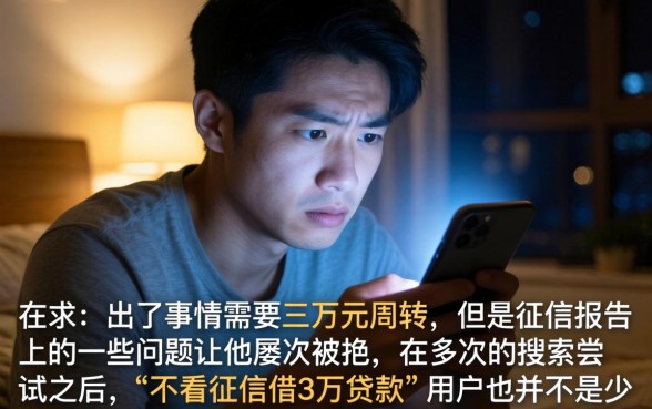 不看征信借3万贷款，细致阐述五个网贷大口子轻松借app