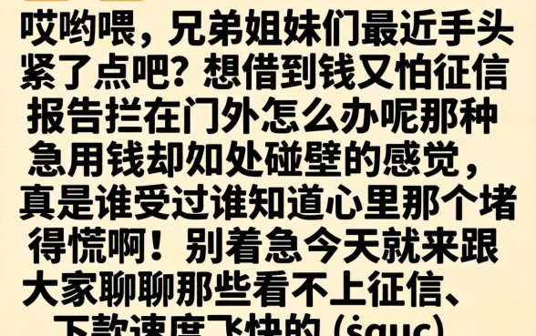 现下款最快的口子，精选5个黑户可以做大额贷款口子