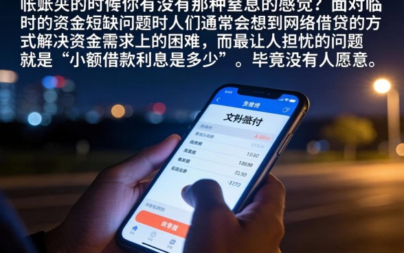 小额借贷利息多少，整合5个公积金借钱软件