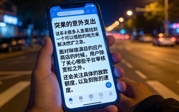 现在好下的网贷口子，归集五个手机可以临时借钱的app