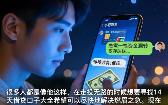 14天借贷的口子大全，规整5个无视黑白必下款的网贷口子