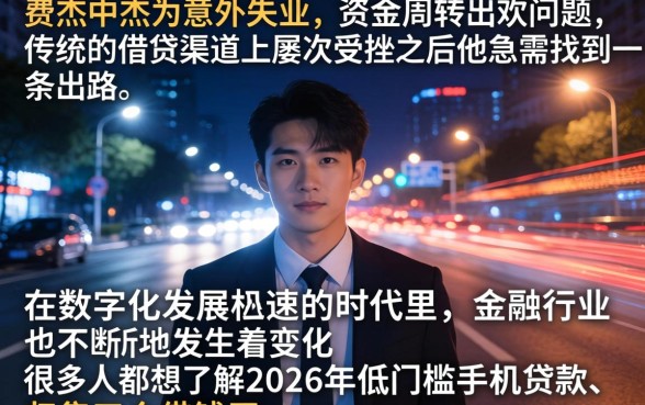 2026低门槛手机贷款，归集五个借钱无视黑白100%秒下口子