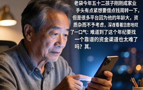 52岁好下的小口子，陈列5个必下的小额贷款软件