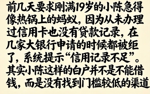 白户必下款的网贷，倾情分享5个19岁贷款容易过审批的口子