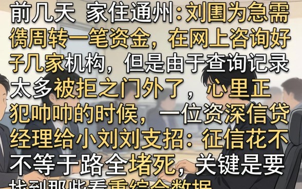 北京征信花了怎么办，理出五个芝麻信用439分下款的平台