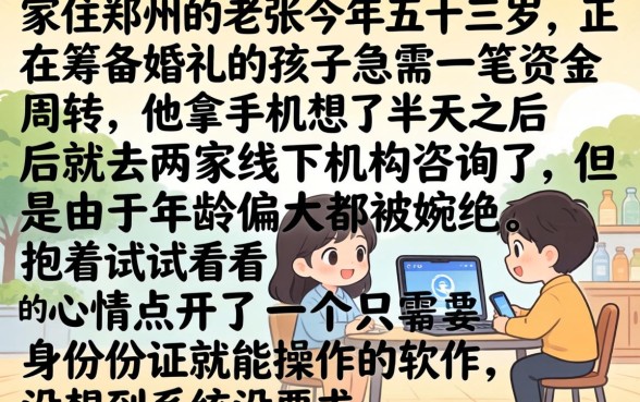 五十多岁的平台贷款，罗列5个手机身份证秒借现金的口子