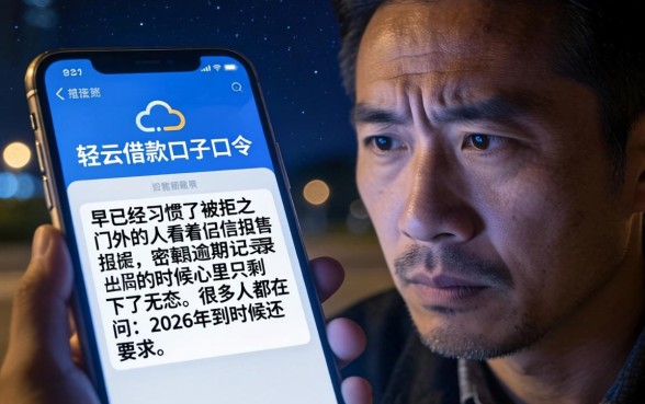 轻云借款口子口令，枚举五个逾期太多能下款口子