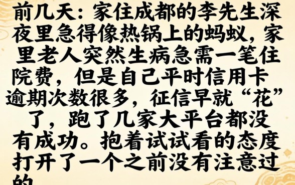 哪一个网贷下款快，整合5个征信花居然都下款的平台