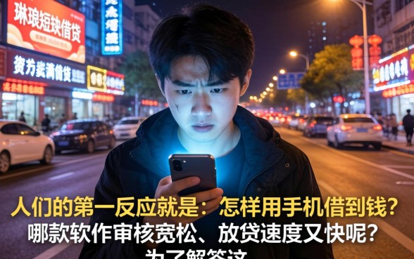 如何在手机上面借钱，筛选5个网贷平台门槛低一点的软件