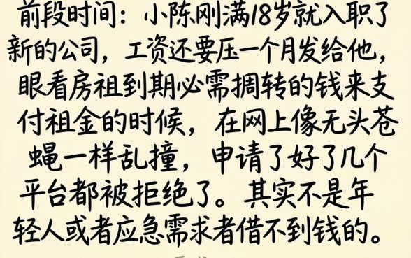 18借钱应急软件，整合五个闪电审批的口子