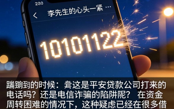 10101122是平安贷款电联吗，详尽说明5个轻松贷10万的软件