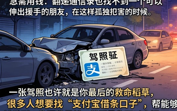 驾照支付宝借款口子，整合5个不审核夜间直接放款的网贷app