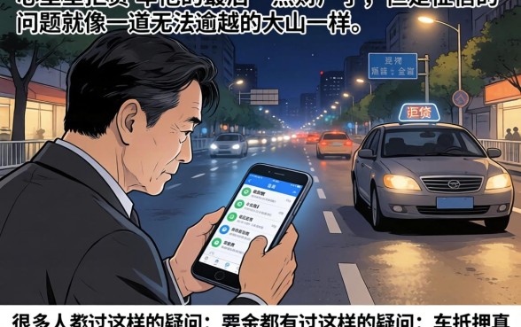 车抵押无视黑花白吗，汇总五个比较靠谱的借钱平台