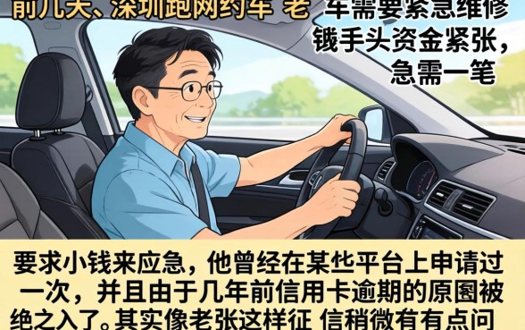 网约车司机借款口子，归集5个不看征信小额借钱的口子