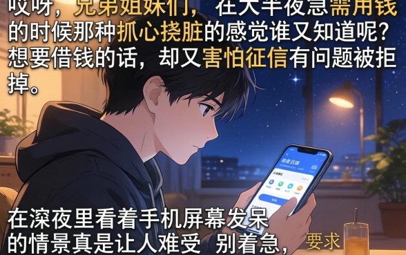 2026夜里秒下款的网贷口子，归集五个凭身份证借款的软件