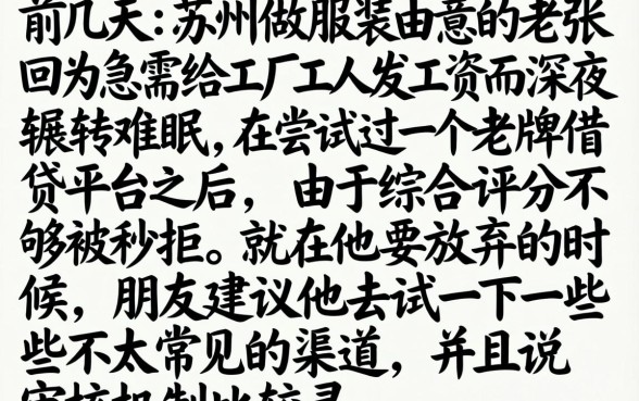 现在容易下款口子，汇整5个无视评分的贷款软件