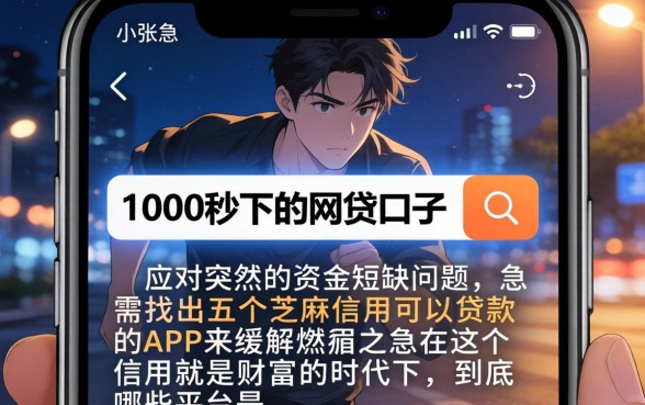 1000秒下的网贷口子，理出五个芝麻信用可以借钱的app