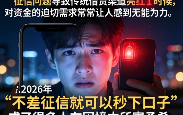 不差征信的秒下口子，细致阐述5个秒批网贷轻松贷的口子