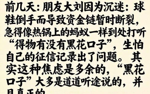 得物是有黑花口子吗，概括5个不看负债的长期网贷口子