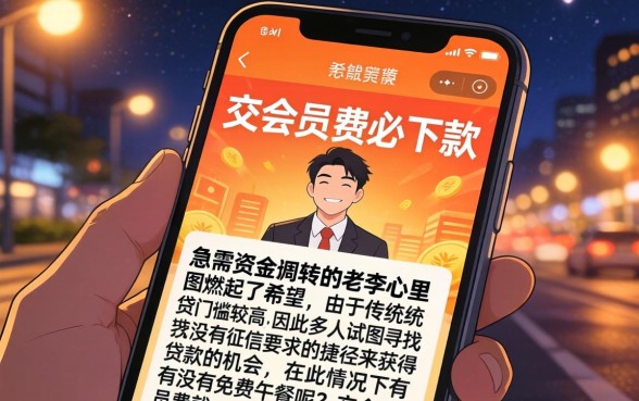 交会员费必下款的口子，陈列5个贷款好做不看征信的软件