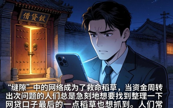 整理下款的网贷口子，整理5个黑户可快速办理小额贷款业务的口子