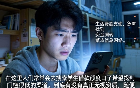 学生借款额度口子，汇总五个无视一切是人就下款的平台