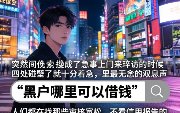 比较不错的借款口子，热忱推荐5个黑户下款app