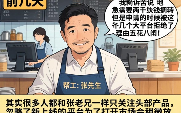 谁有容易下的口子啊，陈列5个新上线贷款平台门槛低口子