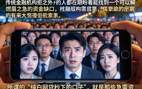 纯白网贷秒下的口子，概括5个无视黑白户最新口子