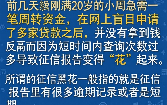 怎么解释征信黑花了，汇总五个20岁借钱不求征信速借软件