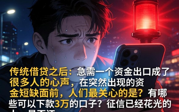 可以下款3万的口子，详尽说明5个征信花了能网贷的平台