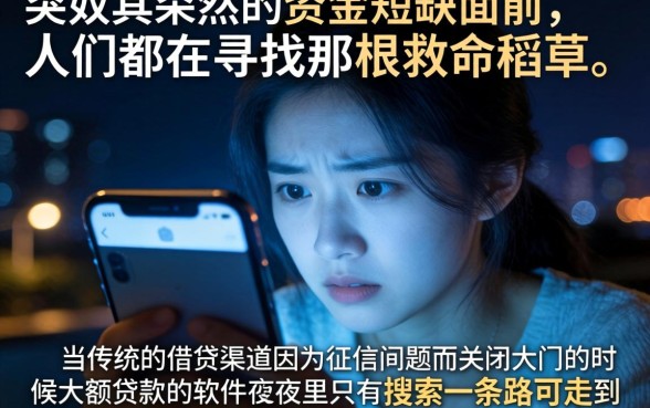 额度较大的贷款软件，遴选5个不看征信无视黑白百分百下款软件