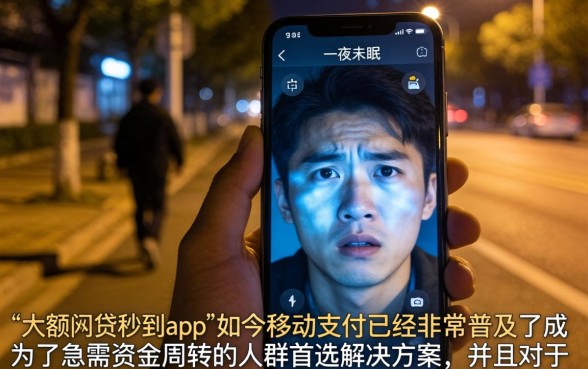 大额网贷秒到app，甄选5个芝麻分700能秒下的平台