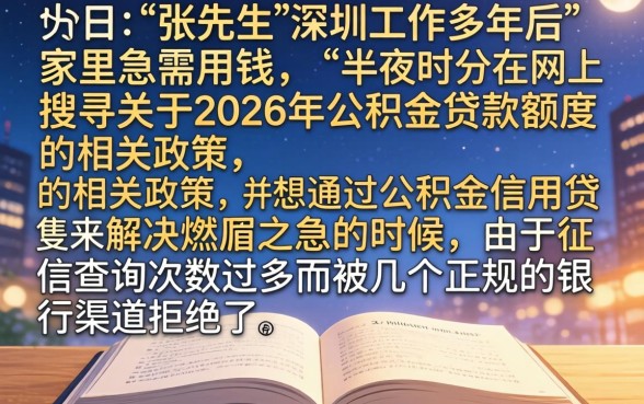 2026公积金贷款金额，归纳5个快速下款无视征信的软件