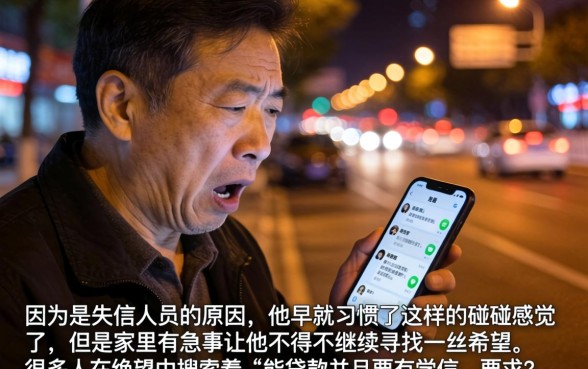 有学信能贷款的口子，筛选五个失信人员可以借钱的网贷app