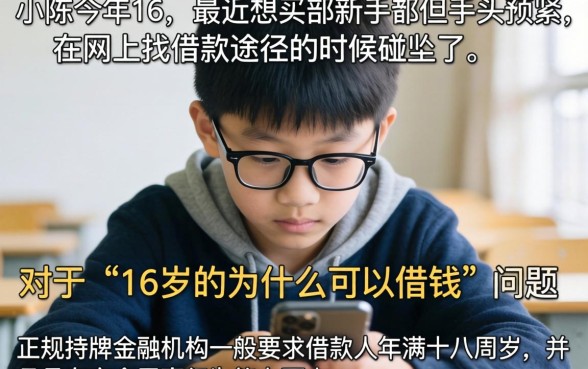 16岁怎么可以借钱，规整5个秒下700芝麻分贷款app