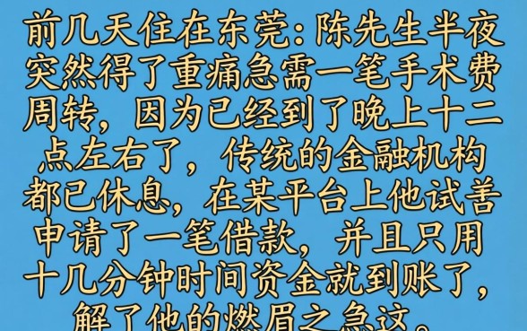 网贷晚上批款的口子，概览5个审贷口子审核加快的软件