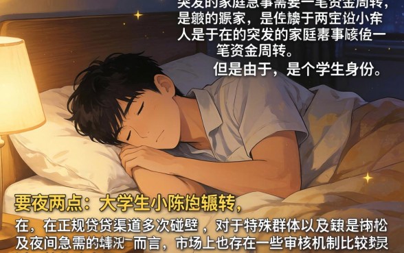 学生可以下款的口子，详细阐述五个夜间秒下款的14天口子