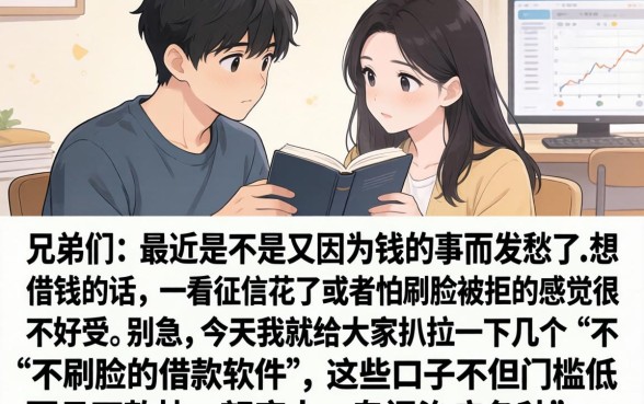 不刷脸的借款软件，诚意推荐5个无视黑白下款8000左右的口子