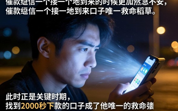 2000秒下款的口子，汇整5个无视黑白100%秒下网贷app