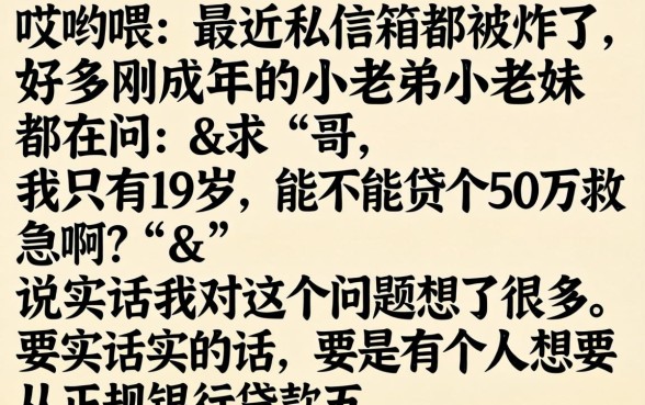 19岁可不可以贷款50万，诚意推荐五个轻松借款无征信记录的软件