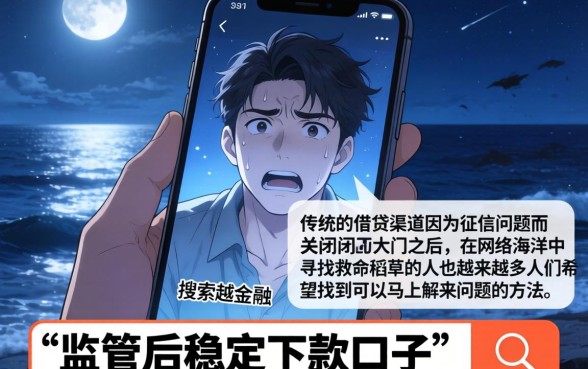 监管后稳定下款的口子，鼎力推荐5个无视网黑征信黑5000贷款口子