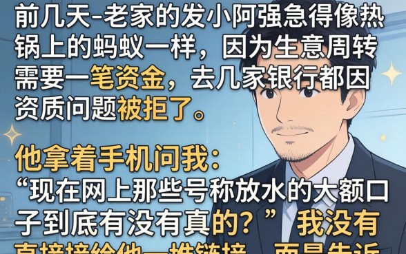 放水的大额贷款口子，条列5个秒下700芝麻分贷款app