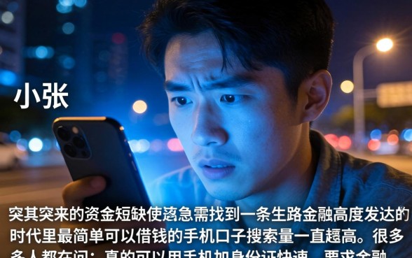 最容易下款的手机口子，规整五个手机和身份证快速借钱平台