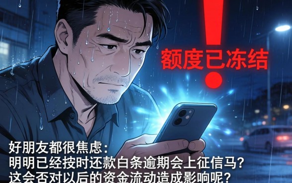 白条不逾期上征信吗，整合五个无视当前逾期无视征信的借款口子