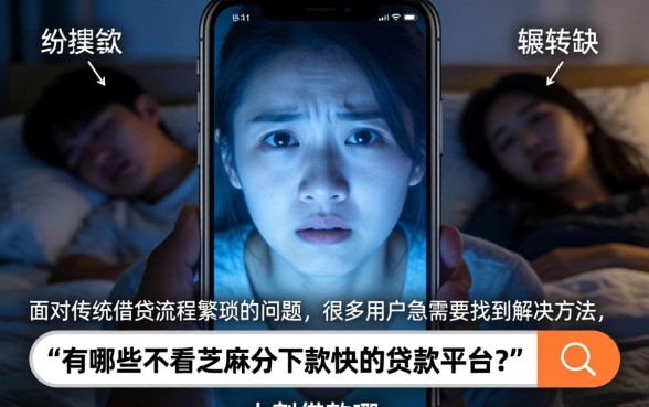 下款快额度高的口子，甄选五个不用芝麻分能借的口子