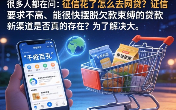 征信花了怎么下网贷，汇整五个摆脱欠款束缚贷款新口子