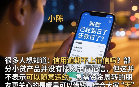 信用逾期不上征信吗，梳理五个18岁借款神器快速下款平台