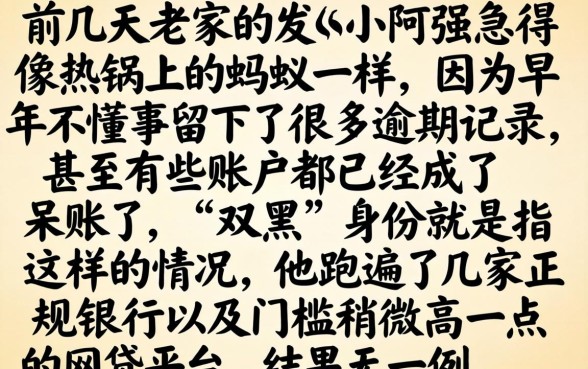 双黑好下款的口子，整合五个利息低的网贷平台