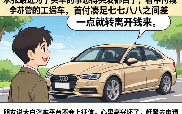 大白汽车不上征信吗，揭秘五个最新网贷口子今日整理这五个平台